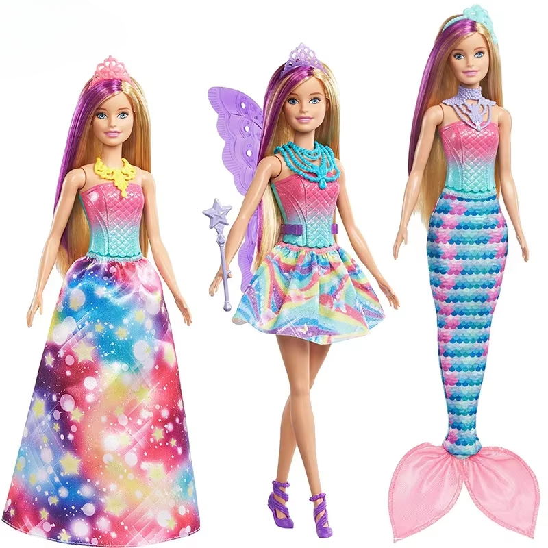 Kids Home Education - Muñeca Barbie genuina, juguetes de moda