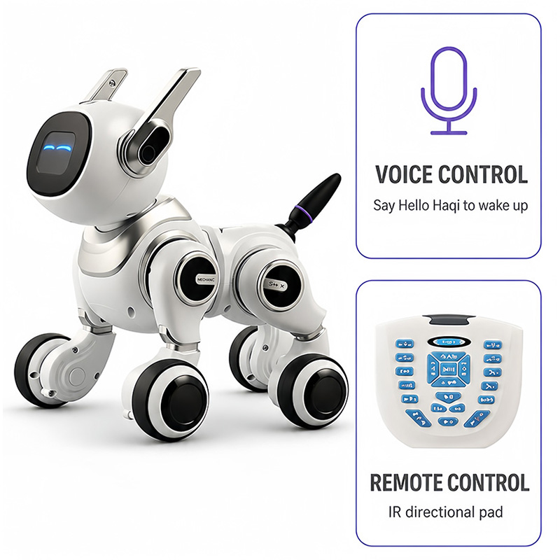 Kids Education And You - Perro robot interactivo G110 para niños,