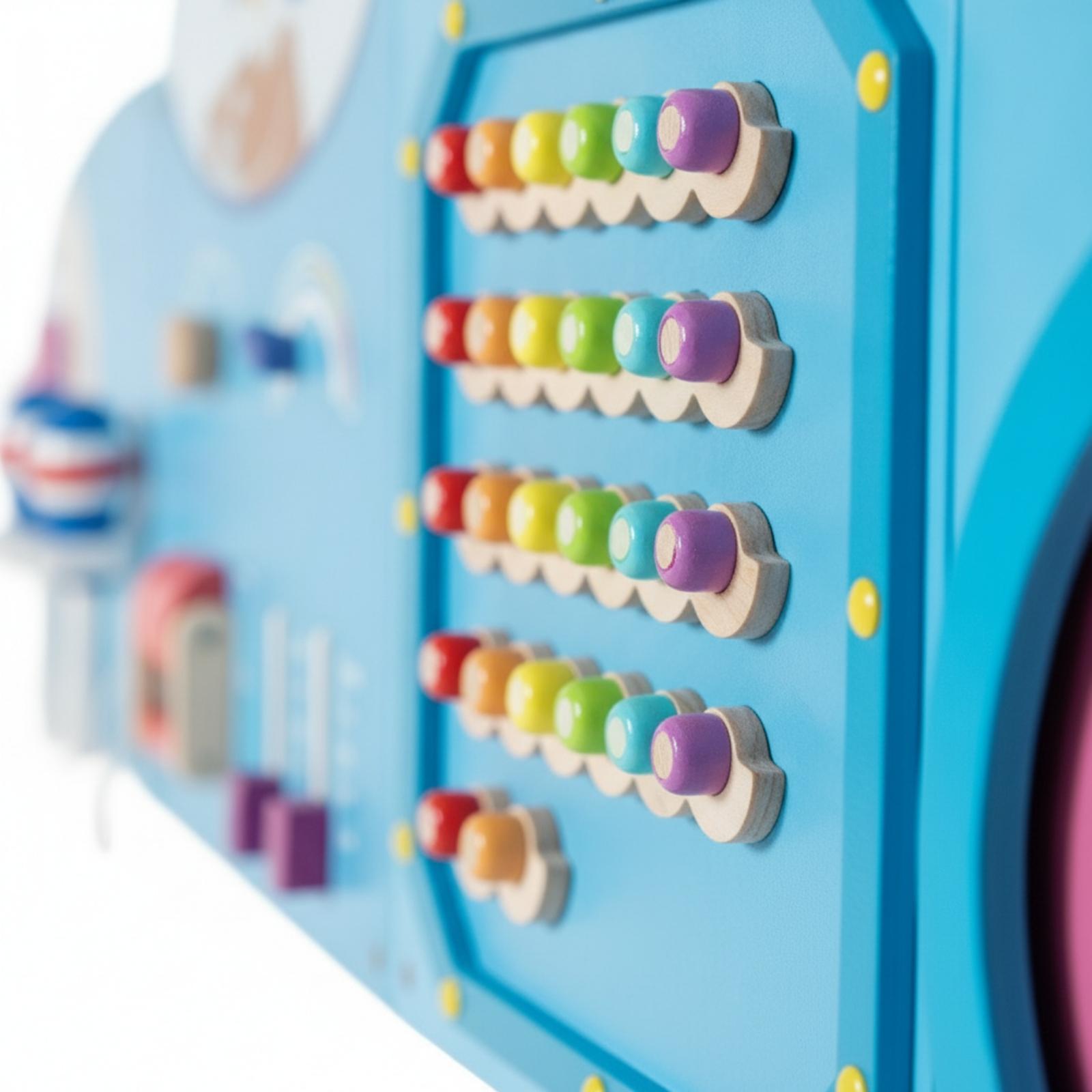 Kids Education Wallpaper - Tablero de Actividades de Madera para
