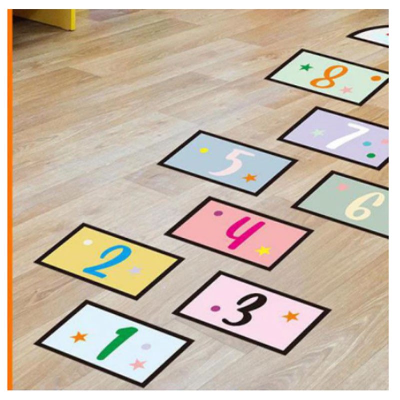 Kids Education Wallpaper - Pegatinas de pared de rejilla de