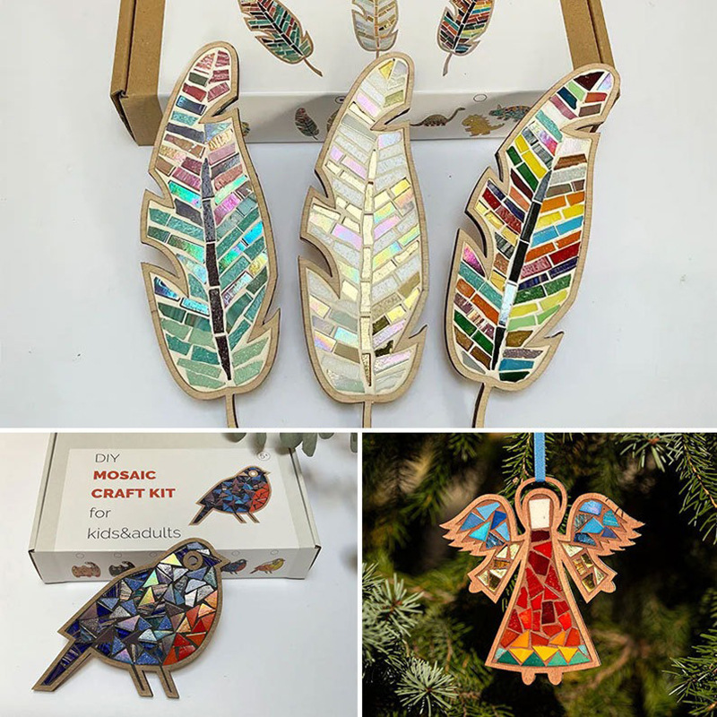 Kids Home Education - Kit de Mosaico DIY para Posavasos