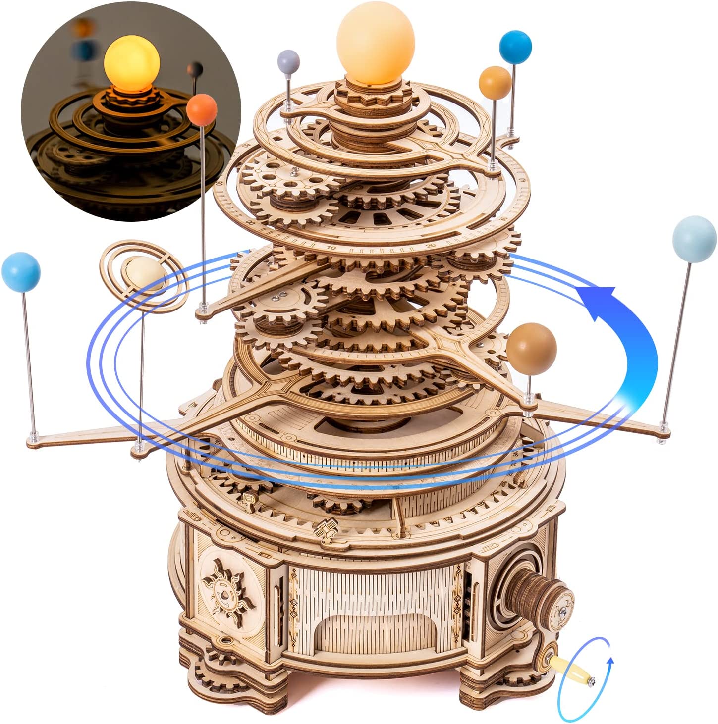 Solar System Model - Juguetes de rompecabezas 3D de madera