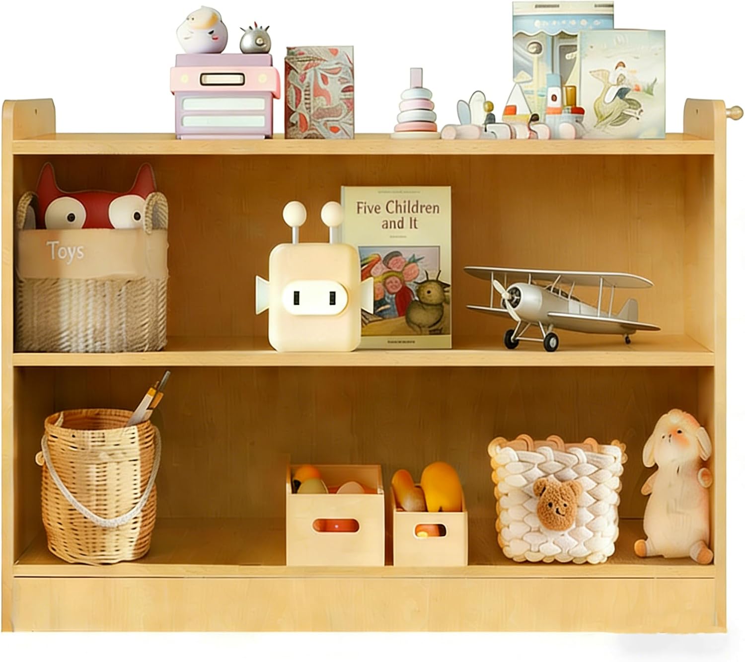 Montessori Shelf Toy - Estantería Montessori para Niños, Organizador de