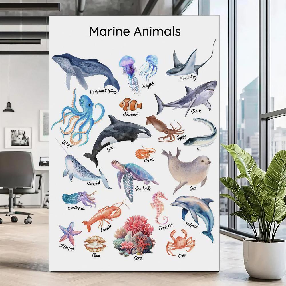 Póster Educativo de Animales H - Kids Education Wallpaper reseña y precio