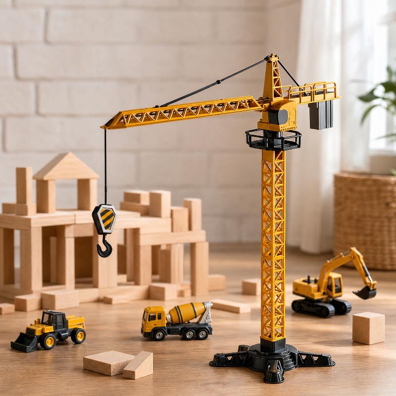 Juguete de grúa torre, modelo  - Kids Education And You reseña y precio