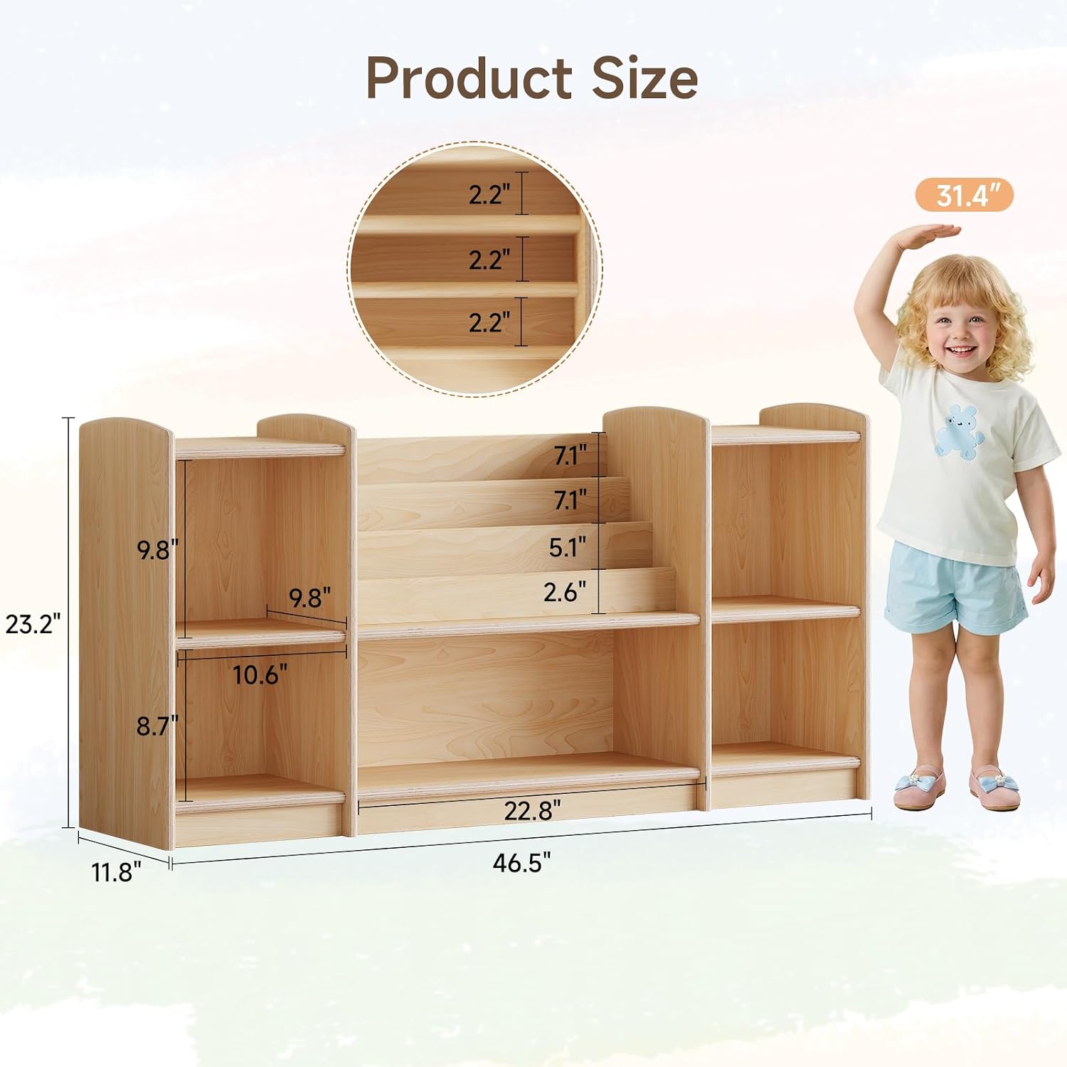 Organizador de estanterías y a - Montessori Shelf Toy reseña y precio