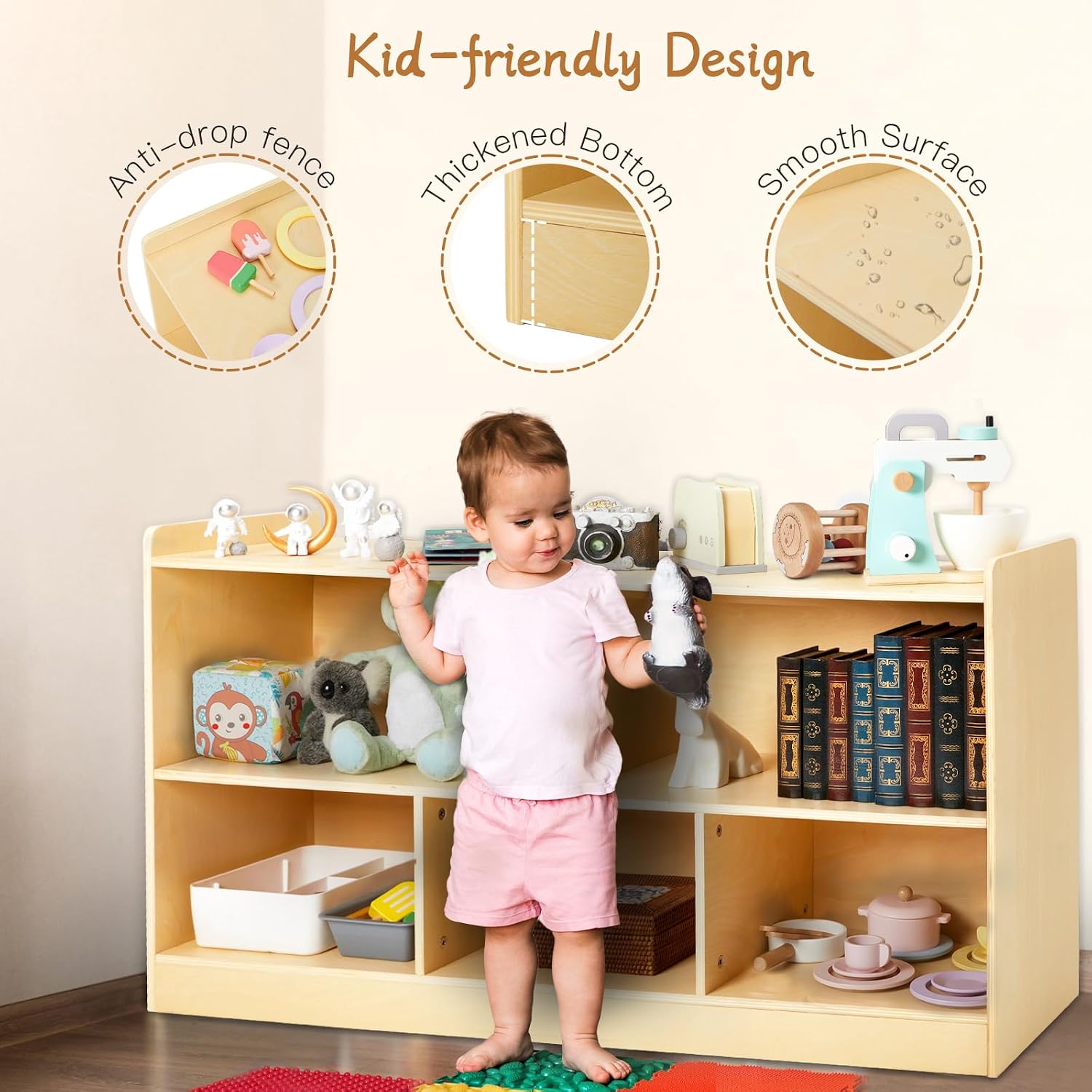 Estante Montessori de Madera p - Montessori Shelf Toy reseña y precio
