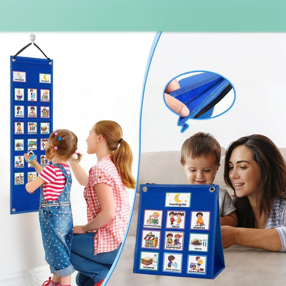 Tablero de horarios visual par - Kids Education Charts reseña y precio