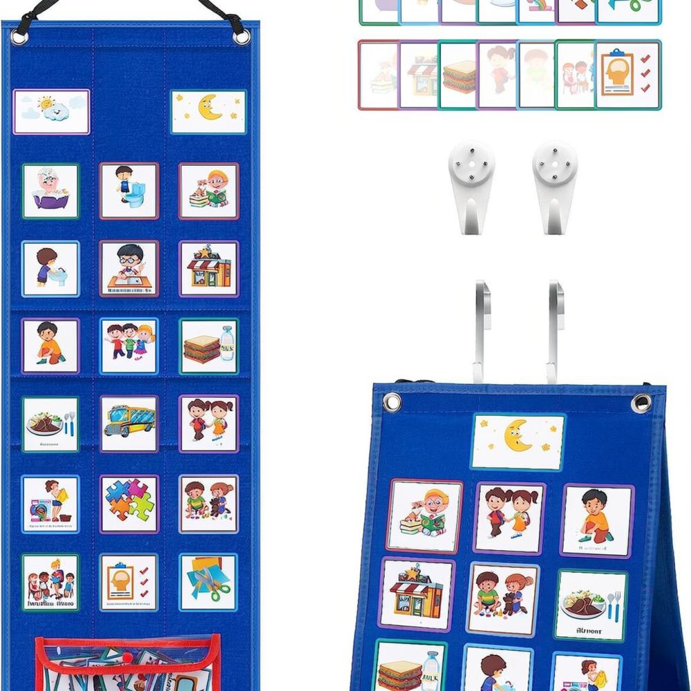 Tabla visual de rutinas para n - Kids Education Charts reseña y precio
