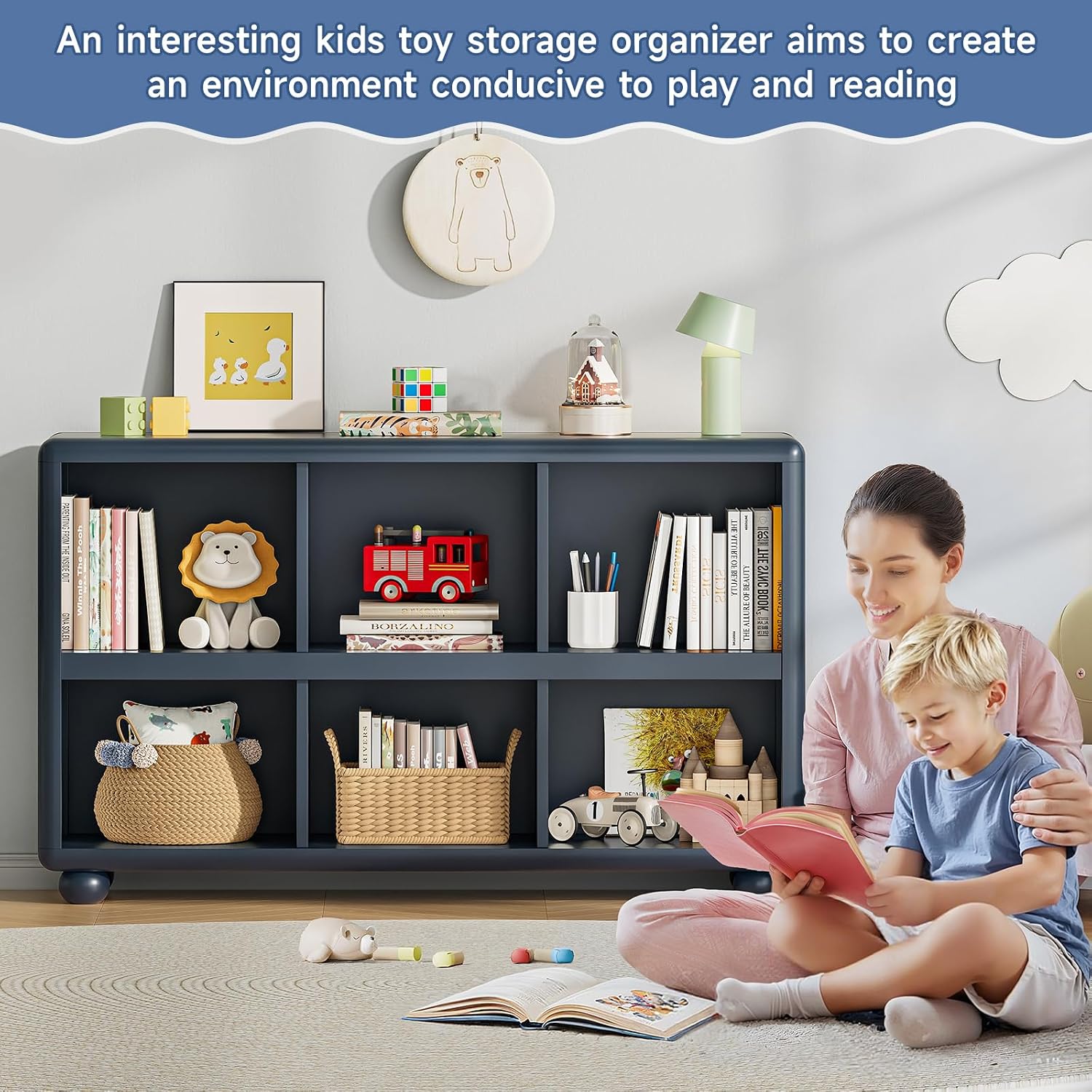 Organizador de Juguetes y Esta - Montessori Shelf Toy reseña y precio