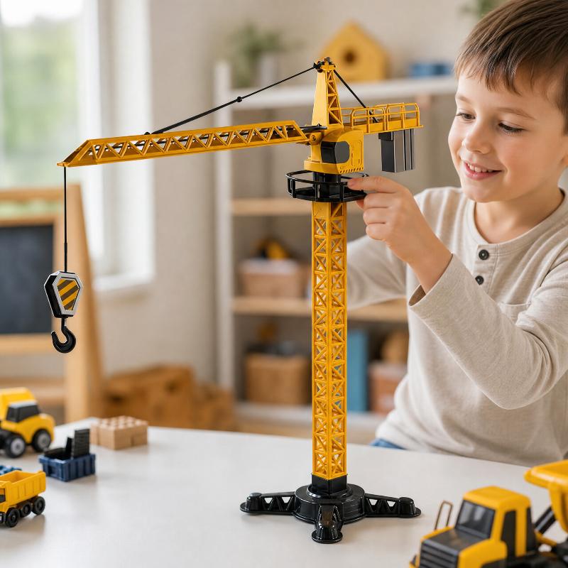 Juguete de grúa torre, modelo  - Kids Education And You reseña y precio