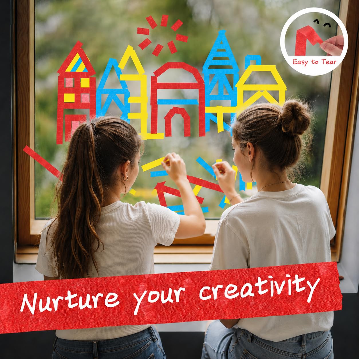 Cinta Adhesiva de 7 Colores, C - Kids Education Wallpaper reseña y precio
